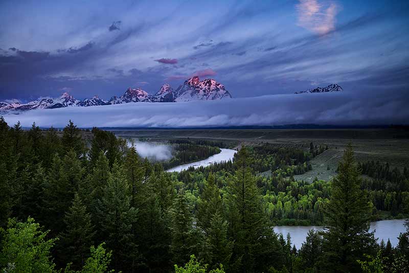 Snake River Overlook at Sunrise, Grand Teton National Park, Wyoming