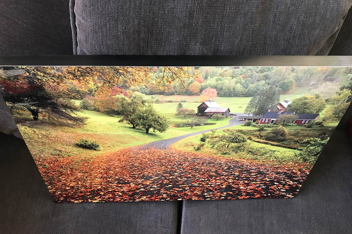 ChromaLuxe Edge Mount Metal Prints
