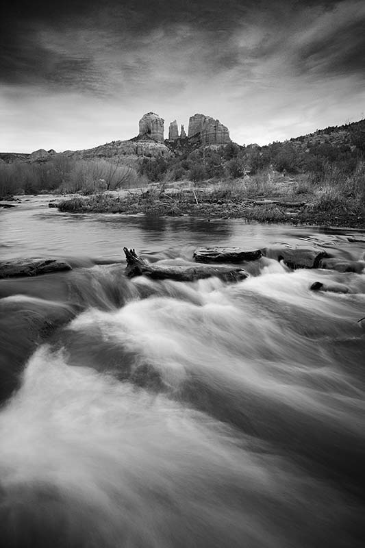 Cathedral Rocks From Red Rock State Park, Sedona, Arizona