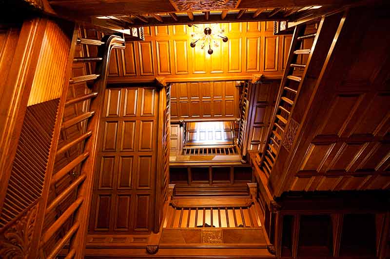 Craigdorroch Castle Staircase, Victoria, BC